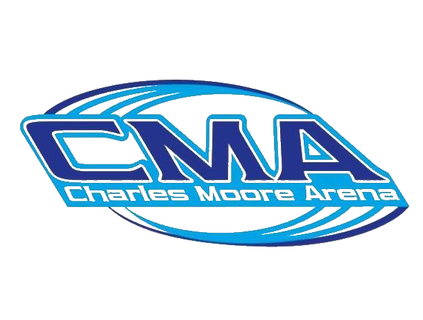 CMA logo featuring bold 'CMA' text with graphic. Click to visit the official website of Charles Moore Arena.